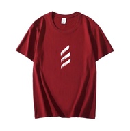 Kaos Pria Tiga Garis Pakaian Laki Laki Baju Cowok Kaos Lengan Pendek Oblong Distro Tshirt Man COD