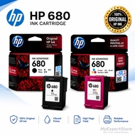 Original HP 680 Ink Cartridge Black Tri-Color | For HP DeskJet 2135 2675 2676 2677 3635 5276 Printer