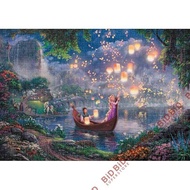 長髮公主 迷你 透光 砌圖 500pcs 日本製 魔髮奇緣 Tangled 糾結 天燈 半透明 仿彩色玻璃風格 拼圖 Jigsaw Puzzle Disney 迪士尼