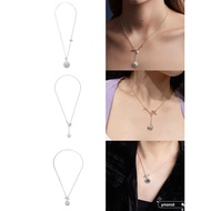 Hermes Ex-Libris White Gold Necklace