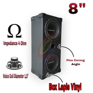 Paket Combo Speaker Subwoofer Embassy ES 844 Dan Box Double 8 Inch