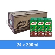 Milo Chocolate Malt UHT Packet Drinks 24 X 200ml