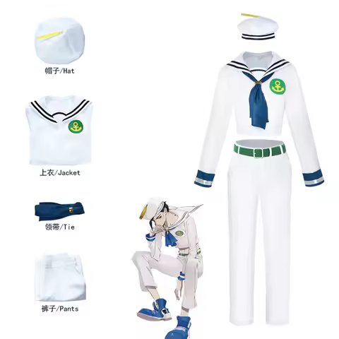 2026 New Anime Sailor Style Part 8 Josuke Higashikata Cosplay Costume Mens Sailor Uniform Men Anime 