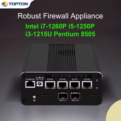 X8 Firewall Appliance Intel i7-1260P i5-1250P i3-1215U 8505, 2x10G SFP+ 4x2.5G LAN, Proxmox/pfSense