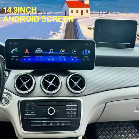 14.9" Android Auto Car Radio Carplay For Benz A GLA CLA W176 X156 C117 X117 2013-2018 GPS Navigation