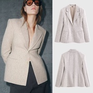 SoftBeige Informal Wool Blazer 80112 (TENC)