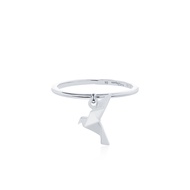 Rainbow Jewelry Origami Pigeon Ring