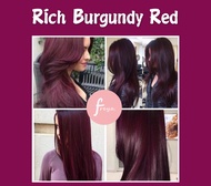 Rich Burgundy Red Permanent Hair Color Set - 6/45 Bob Keratin