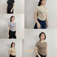 Women's T-Shirt Round Neck Tight Fit
