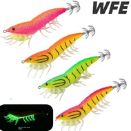 duel ez slim 80mm cumi memegang cumi umpan 11.5cm/21g Luminous Soft-Footed Wooden Shrimp Squid Explo