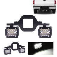 Universal Car TOW Hitch Hook Mount Bracket 4 60 W/72 W/18 W ไฟ LED ทํางานหมอกโคมไฟด้านหลังสํารอง Off