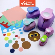 【Round Hole Punch】1pc , DIY – Lubang Bulat Penebuk, 1 unit Penebuk Embos Pelbagai Saiz untuk Scrapbo