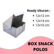 Plain Snack Box Cake Box 12x12 12x14 12x16 l Aqua Snack Box