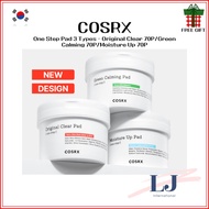 COSRX One Step Pad 3 Types - Original Clear Pad 70P/Green Calming Pad 70P/Moisture Up Pad 70P