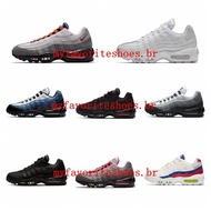 Air Max 95 Running shoes Green Blue White Red Mens trainers Sports sneakers EUR40-45