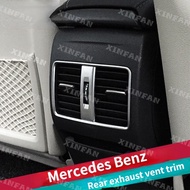 For Mercedes Benz A/B/GLA/CLA Class C117 W117 W176 AMG Car-Styling ABS Chrome Rear Row Air Condition