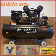 Europa Hilt EA512-15A 2hp 100L 8bar 240v Air Compressor ID33207