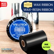 RIBBON WAX RESIN Barcode Printer WELLTECH