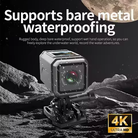 4K Ultra HD WiFi Camera/Mini Outdoor Sports Camera/Motorcycle Camera/Bicycle Riding Camera/Wearable 