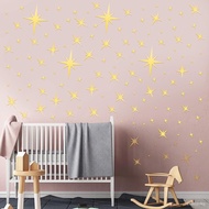 JM3341 Wholesale Star Acrylic Mirror Stickers Children's RoomdiyDecorative Wall Background Wall Sticker