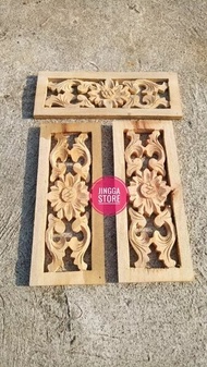 ornamen ukir loster Ukiran Loster Ukir Roster Angin angin Rumah isi 10pcs