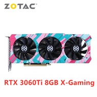 ZOTAC RTX 3060 Ti 3060Ti 8GB การ์ดจอ GPU การ์ด RTX3060 12GB Rtx3060ti การ์ดจอเกมคอมพิวเตอร์ NVIDIA เดสก์ท็อปสำหรับเล่นเกมชิ้น