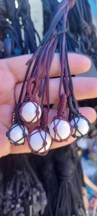 Bato omo necklace small/cave pearl/white leklai