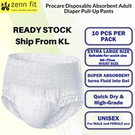 Adult Diapers 10pcs Economy (Jenis Pants) *LAMPIN DEWASA/ADULT DIAPERS BUDGET