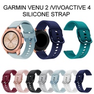 Garmin Venu 2 / Vivoactive 4 Smart Watch Silicone Strap