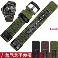 Suitable for JEEP JEEP Wrangler JPW646 Military Watch Nylon Strap Black Army Green Canvas Watch Stra