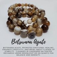 Botswana Agate Bracelets - Stability Gemstone Beads