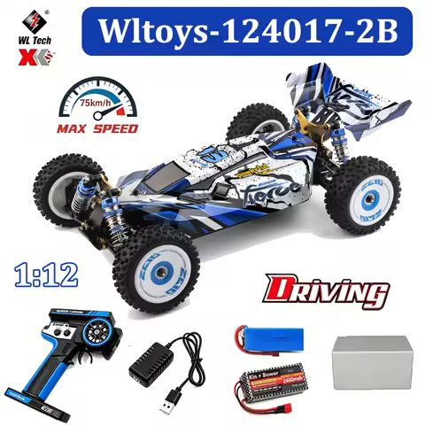 WLtoys 144016 124017 Series 75KM/H 2.4G RC Car Brushless 4WD Electric High Speed Off-Road Remote Con