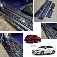 Honda city gn2 2020 2021 2022 2023 2024 hatchback sedan carbon door side step sill plate skhongauto