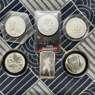 5 oz n 10dirham 999 silver