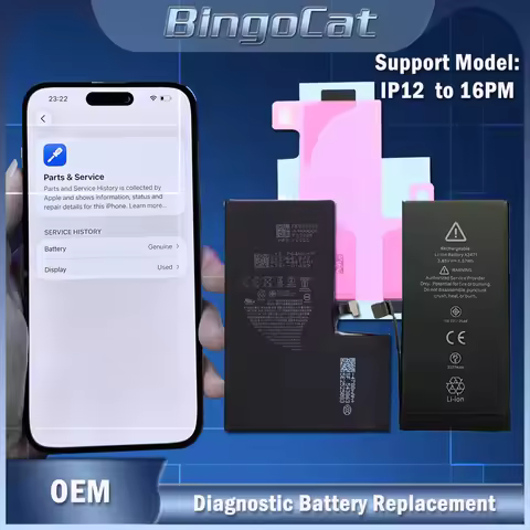 Diagnostic Battery For Apple iPhone 12 13 14 15 Mini Plus Pro Pro Max No Unknown Part No Pop Up Mess