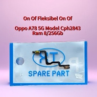 On Of Flexible On Of Oppo A78 5G Cph2843 Ram 8/256Gb