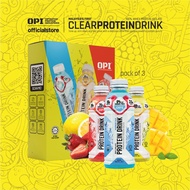 OPI CLEAR PROTEIN DRINK (500ML x 3) PACK OF 3 (CHOOSE YOUR FLAVOURS)