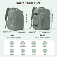 【A SHACK】 Laptop Bag Travel Backpack for Women Large Capacity Easyjet Carry-Ons 45x36x20 Backpack Ry
