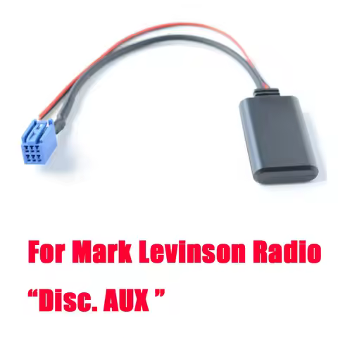 Biurlink Car Radio 6Pin Bluetooth Adapter AUX Cable For Lexus ES350 IS300 LX570 Toyota Crown Mark Le