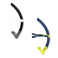 danglan-Swimming Training Snorkel Tube Front Breathing Tube Center Mount Silicone Mouthpiece Adult F