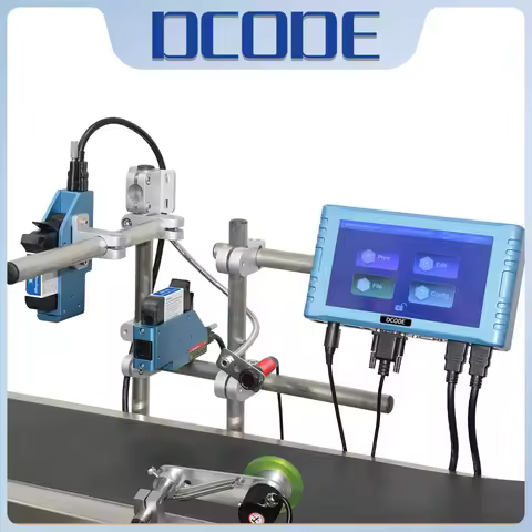 DCODE DC260E OnlineThermal Inkjet Printer 12.7/25.4mm 2 Nozzles Industrial TIJ Printer Batch Number 