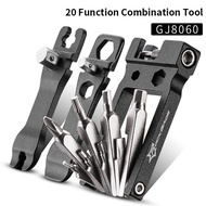 【มาถึงใน 3 วัน】ROCKBROS 16 in 1 Bicycle Tools Sets Mountain Bike Bicycle Multi Repair Tool Kit Hex S