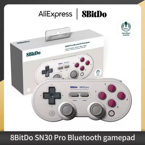 8Bitdo SN30 Pro Bluetooth Wireless Gaming Controller with Hall Effect for Switch 2 MacOS Android Ras