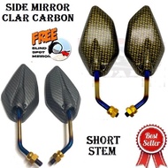 KYMCO krv 175 180 Clear Side Mirror Motorcycle Short Stem Carbon Color Black Gold Free Blind Sfot Ac