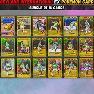SPL 2024/25: Geylang International Pokemon Holographic Cards (Bundle of 18 Cards)