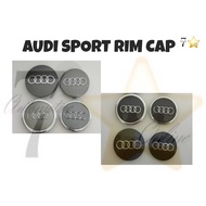 1PCS AUDI SPORT RIM CAP / WHEEL CAP 60MM 67MM