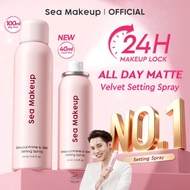 【NO.1】Sea Makeup Stayput Prime & Set Setting Spray Long Lasting Waterproof Oil Control Velvet Matte 