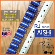 50V 680uF 50V680UF Electrolytic Capacitor Kapasitor 12.5x21mm AISHI Elco