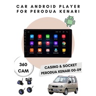 Android Player Package Promotion For PERODUA KENARI 00-09 With 360 Camera