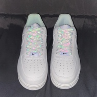 Holographic Reflective Shoelaces - Flat Design for Nike AF1